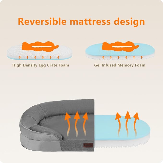 Dwanton Orthopedic Dog Bed for Extra Extra Large Dogs - Image 3