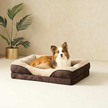 EHEYCIGA Orthopedic Dog Bed for Medium Dog, Waterproof Liner & Washable - Image 8