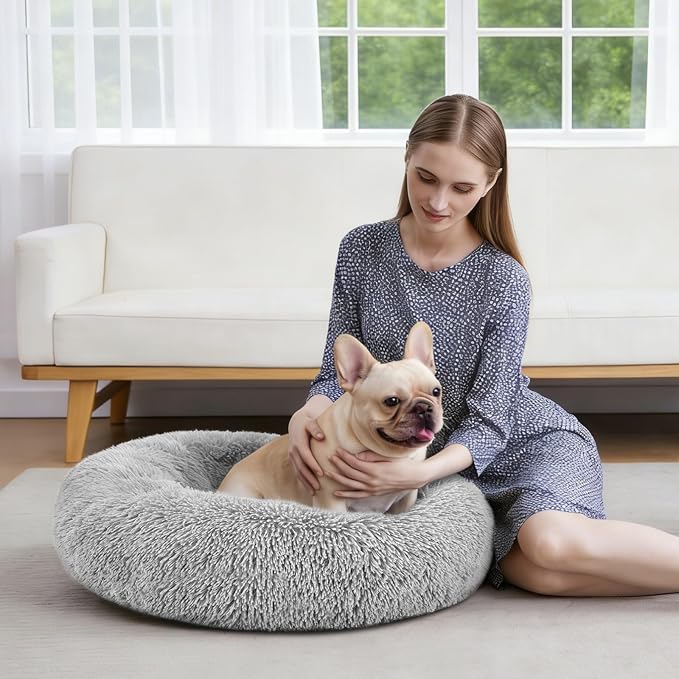 MIXJOY Orthopedic Dog Bed Comfortable Donut Cuddler Round Pet Beds Ultra Soft - Image 7