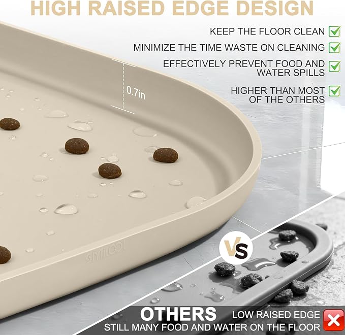 Small Silicone Pet Food Mat - Image 4