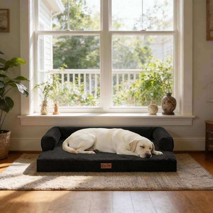 Orthopedic Dog Beds for Extra Large Dogs, Waterproof Egg Crate Foam XL Dog Bed - Image 8