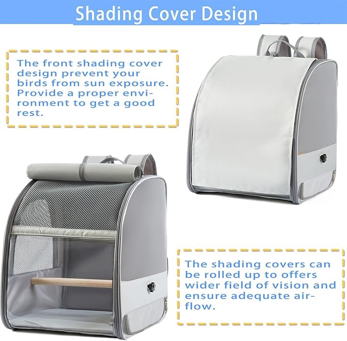 Durability Polyester Bird Travel Carriers Backpacks - Image 8