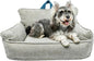Orthopedic Dog Bed with Memory Foam, Washable Plush Pet Bed by Unknown