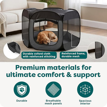 FurHaven Portable Pet Playpen for Dogs & Cats, Indoor Kitten Playpen - Image 5
