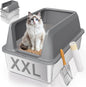 Stainless Steel Sifting Litter Box by Yoochee