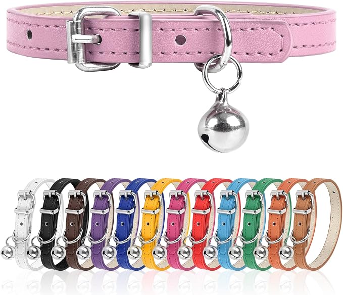 S Dog Collar for Small Dogs Adjustable Dog Collars Cat Collar for Small Medium by Engorgio