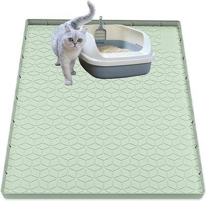 Cat Litter Mat, Silicone Large Cat Mat by Jacooxi