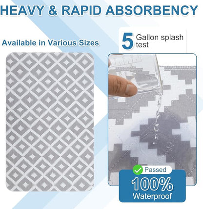 OUTCREATOR® Washable Bed Pads 34" x 76", Incontinence Mattress Protector - Image 2