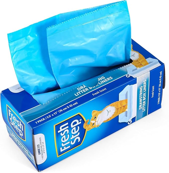 Fresh Step Drawstring Large Litter Box Liners | Heavy Duty Liners - Image 4