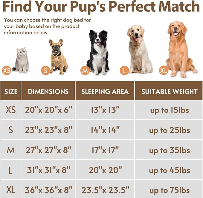 JOLLYVOGUE Calming Small Dog & Cat Bed - Image 6
