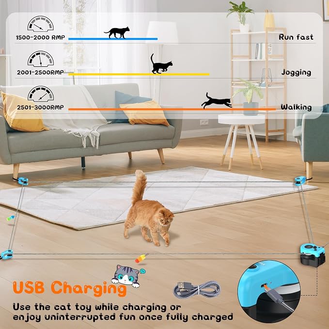 Interactive Cat Toy for Indoor - Image 4