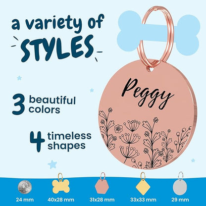 PawFurEver Custom Engraved Pet ID Tag – Personalized Dog Name Tag - Image 5
