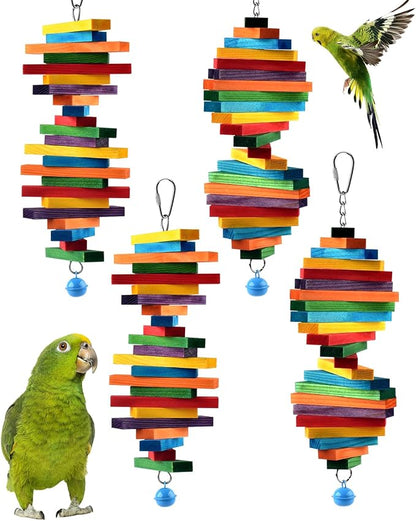 Bissap 4 PCS Bird Chew Toys by Bissap