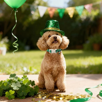 St Patricks Day Dog Collar for Medium Dogs - Image 6