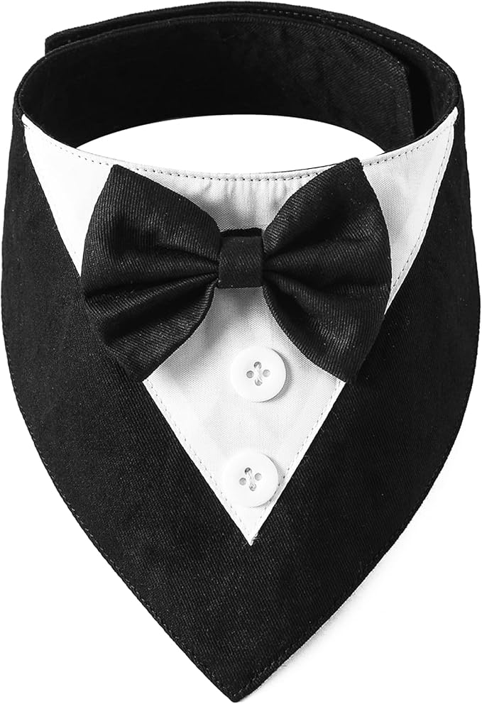 ADOGGYGO Formal Dog Tuxedo Bandana by ADOGGYGO