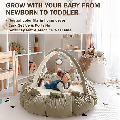 Little Dove 5-in-1 Convertible Baby Play Gym - Image 3