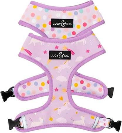 Lucy & Co. Cute Reversible Dog Harness Walking Halter by LucyCo