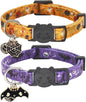 Halloween Cat Collar, Cotton 2 Pack Cat Collar by Giecooh