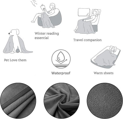 Ameritex Pet Bed Blanket Reversible 100% Waterproof Velvet Super Soft - Image 7