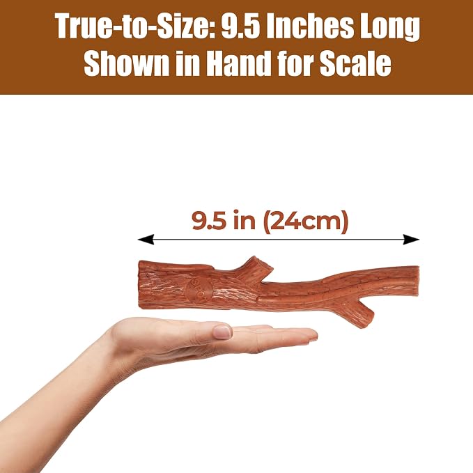 SPOT Bam-Bones Plus Branch -Bamboo Fiber & Nylon, Durable Long Lasting Dog Chew - Image 5