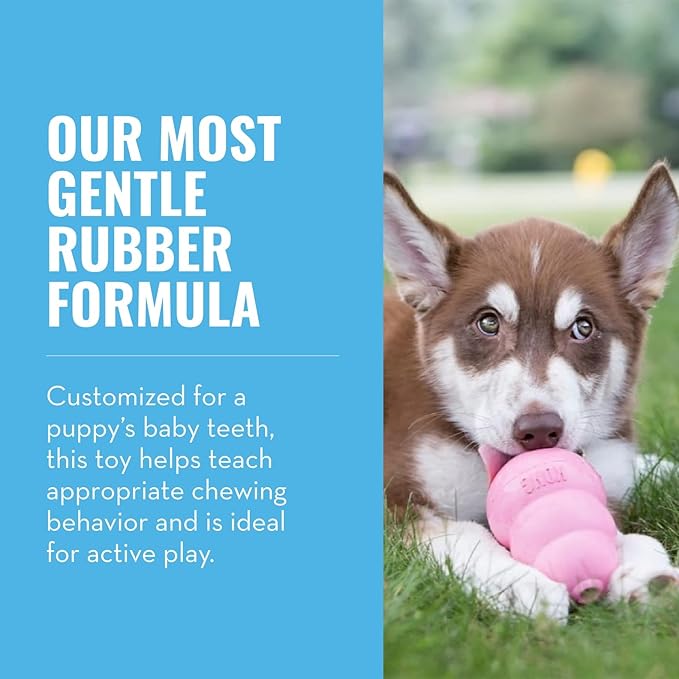 KONG Puppy - Natural Teething Rubber Chew Toy - Image 3