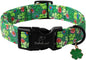 St Patricks Day Dog Collar for Giant Large Dogs by Babolepet