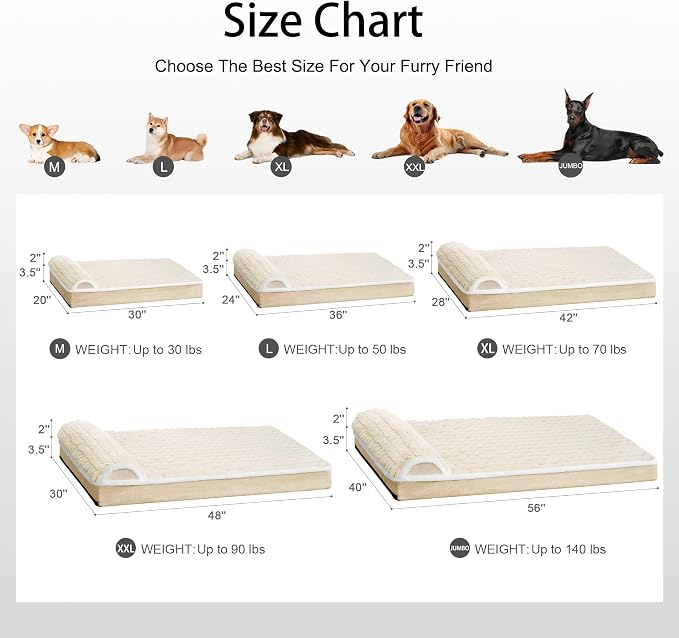 Orthopedic Dog Bed Medium Size Dog - Image 7