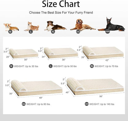 Orthopedic XL Dog Bed Large Sized Dog - Image 7