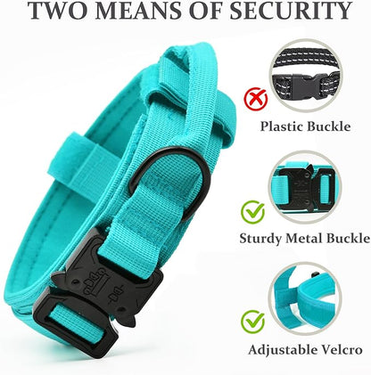 Tactical Dog Collar, Adjustable Military Training Nylon Dog Collar - Image 4