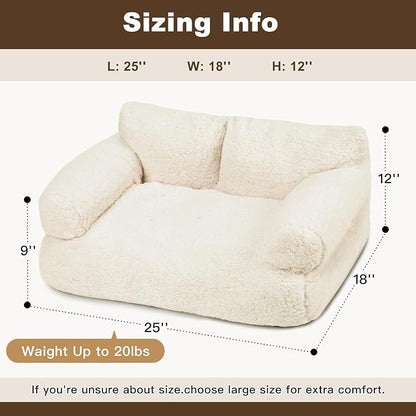 Large Cat Beds for Indoor Cats, Dog Couch Bed, Cute Cat Couch Sofas for Less - Image 3