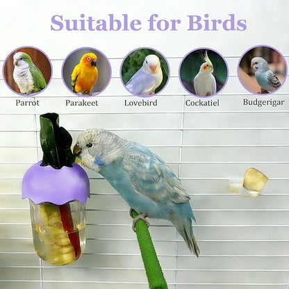 7 PCS Bird Cage Feeder for Vegetable Millet Holder Cage Accessories - Image 7