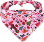 Lionet Paws Christmas Dog Bandana Washable Cotton Handkerchief Scarf Triangle by lionetpaws