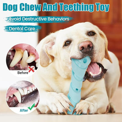 Interactive Dog Puzzle Toy for Boredom, Rubber Chew Toy Teething Toy to Keep - Image 7