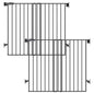 Babelio Baby Gate for Stairs, Kitchen & Doorways, No Bottom Bar| Easy Install| by BABELIO