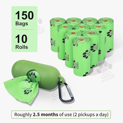 Dog Poop Bags Rolls with Dispenser 150 Count Biodegradable Poop Bags - Image 7