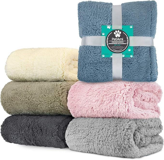 PetAmi Fluffy Waterproof Dog Blanket - Image 7