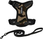 Voyager Escape-Proof Step-in Lock Cat Harness & 5ft Neoprene-Handle Leash Set by BestPetSuppliesLLC