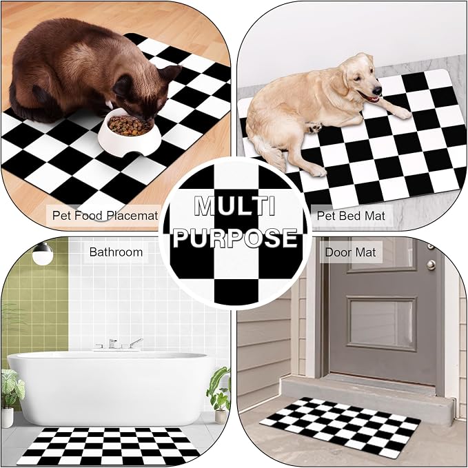 Cat Food Mat - 12"x 20" Cat Dog Mats - Image 6