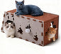 Large Felt Cat Cave & Tunnel by EOJDDPA