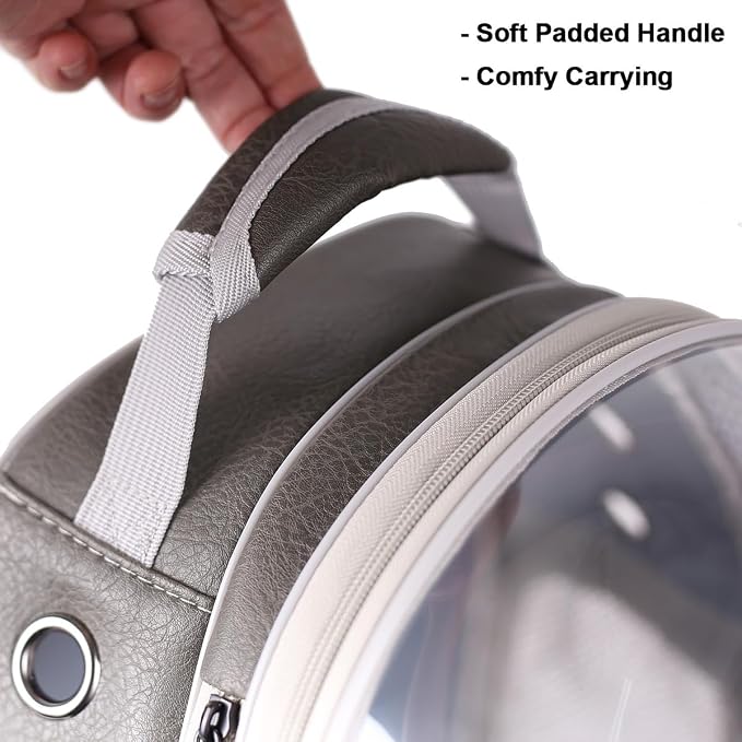 Expandable Carrier Backpack for Kitten Bunny and Small Puppy, Vented - Image 4