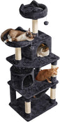 Topeakmart 62.2 inches Cat Tree, Cat Tower w/Double Condos, Scratching Posts & by Topeakmart