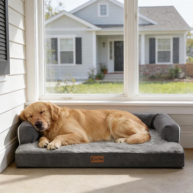 Orthopedic Dog Beds for Large Sized Dogs, Waterproof Egg Crate Foam Medium Dog - Image 9