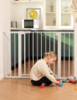 Babelio Metal Baby Gate, 29-48“ Auto Close Easy Install Pet Gate, Extra Wide by BABELIO