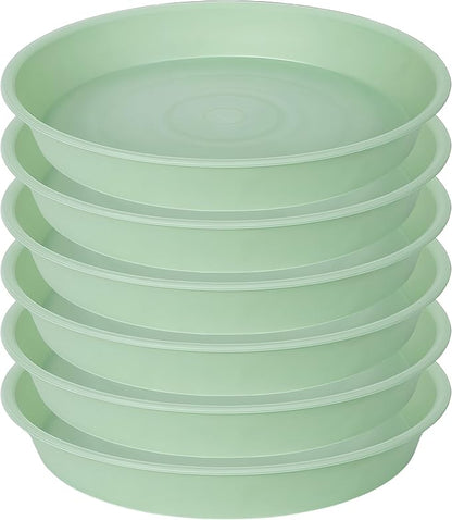 6 Pack of 10 inch Plant Saucer Blue, Heavy Duty Plastic Plant Saucer 10 inch - Image 8