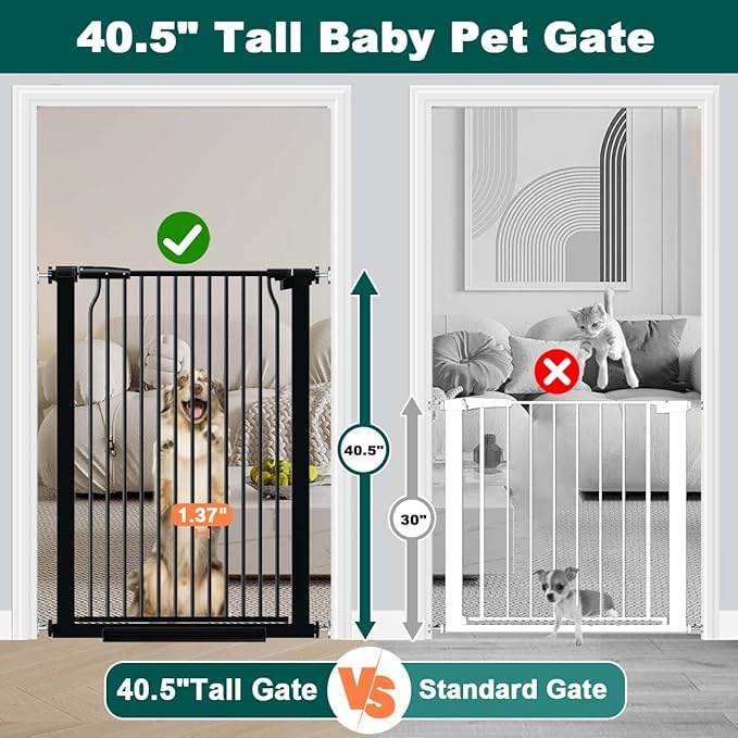 Fairy Baby 40.5" Extra Tall Baby Gate - Image 3