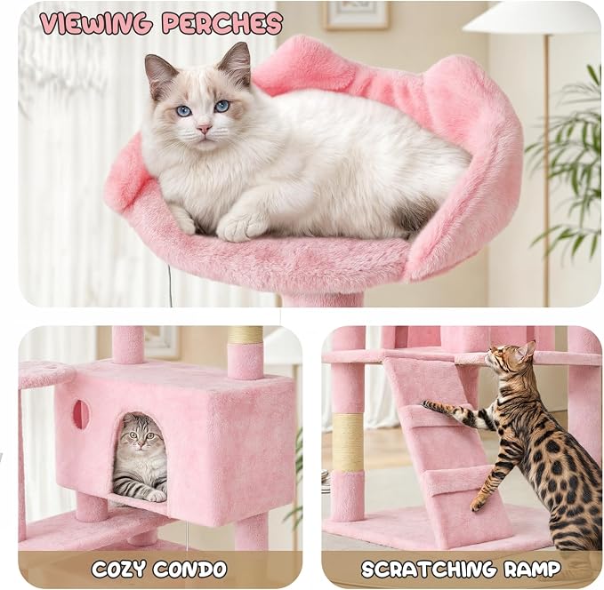 MoNiBloom 77 Inch Cat Tree Tower - Image 7