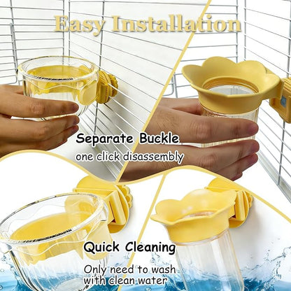 6 PCS Bird Cage Feeder for Vegetable Millet Holder Cage Accessories - Image 4