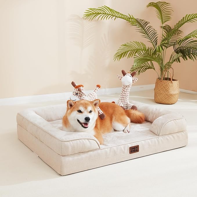 EHEYCIGA Orthopedic Dog Beds for Extra Large Dogs, Waterproof Memory Foam XXL - Image 8