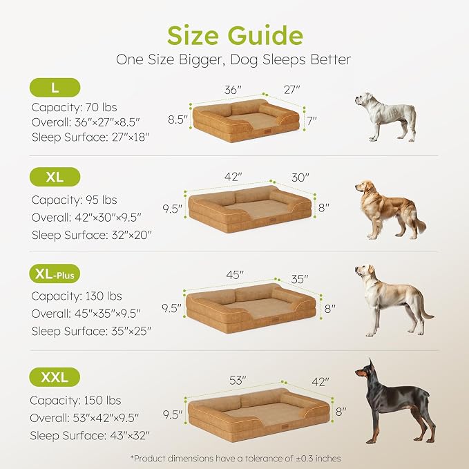 XXL Dog Bed for Extra Large Dogs, Giant Orthopedic Dog Bed - Image 8