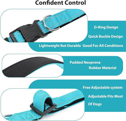 Reflective Dog Collar Padded - Image 4